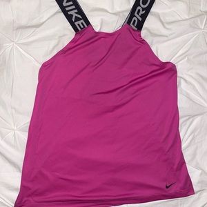 Magenta Nike workout tank